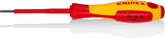 KNIPEX Tools 98 20 25 3/32-Inch Slotted Screwdriver, 3-Inch Insulated