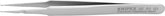 KNIPEX Tools 92 01 03 Premium Stainless Steel Positioning Tweezers-SMD, 4-3/4"