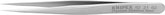KNIPEX Tools 92 21 02 Premium Stainless Steel Gripping Tweezers-Needle-Point Tips, 4-3/4"