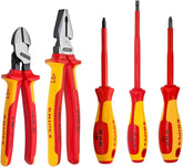 KNIPEX - 9K 98 98 21 US Knipex 989821US 5-Piece 1000V Insulated Pliers and Screwdriver Tradesman Tool Set