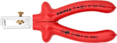 KNIPEX - 11 07 160 Tools - End-Type Wire Stripper, Dipped, 1000V Insulated (1107160)