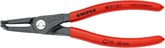 KNIPEX - 48 21 J21 Tools - Precision Circlip Pliers, Internal, 90 Degree Angled, 3/4"-2 3/64" Bore Dia. (4821J21)