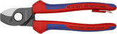 Knipex Tools 95 12 165 T BKA 6 1/2" Cable Shears, Tether Attachment-Comfort Grip,
