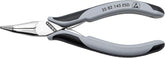 KNIPEX Tools 35 82 145 ESD Electronics 45° Angled Pliers-Half Round Tips, ESD Handles, 5-3/4"