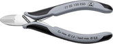 KNIPEX Tools 77 02 130 ESD Electronics Diagonal Cutters, ESD Handles, 5-1/4"