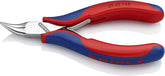 KNIPEX - 35 42 115 Tools - Electronics Pliers, Half Round Tips, 4.5 Degree Angled, Multi-Component (3542115)