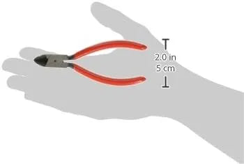 KNIPEX 70 01 125 Diagonal Cutters, Red