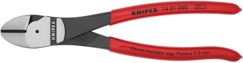 KNIPEX Tools 74 01 200 SBA 8-Inch High Leverage Diagonal Cutters | side-cutting-pliers