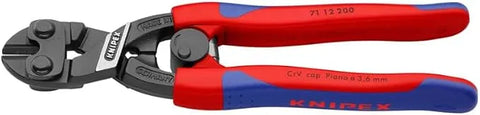 KNIPEX - 7112200 Tools 71 12 200, Comfort Grip High Leverage Cobolt Cutters with Opening Lock and Spring