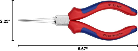KNIPEX - 31 15 160 Tools - Needle Nose Pliers, Multi-Component (3115160)