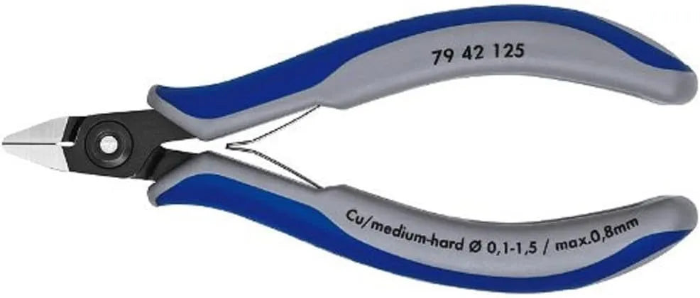 KNIPEX 79 42 125 Precision Elec Diagonal Cutters Comfort Grip