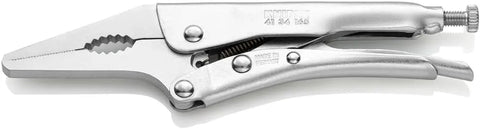 KNIPEX - 41 34 165 Knipex Tools LP - 4134165 6-1/4" Grip Pliers w/Long, Narrow Jaw, Nickel Plated