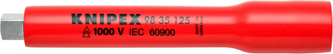 KNIPEX 98 99 11 S4 10 Piece 1,000V Insulated Socket Set 3/8 Metric Drive