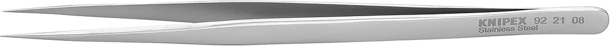 KNIPEX Tools 92 21 08 Stainless Steel Gripping Tweezers-Needle Point Tips, 5-1/2"