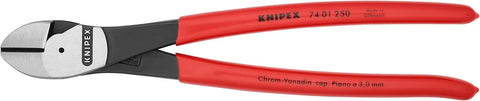 KNIPEX Tools 9K 00 80 129 US High Leverage Straight and Angled Diagonal Cutter Set, 2-Piece