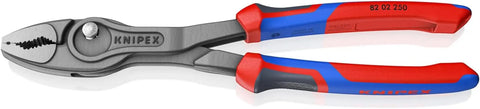 KNIPEX 82 02 250 TwinGrip Pliers with Comfort Grip Handles, 10-inch