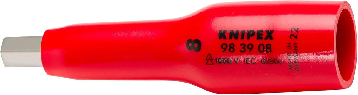KNIPEX 98 39 08 3/8 1,000V Insulated 8 mm Hexagon Socket