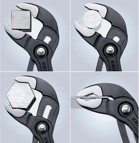 KNIPEX 87 02 300 Cobra Water Pump Pliers, Comfort Grip Handles 12-Inch