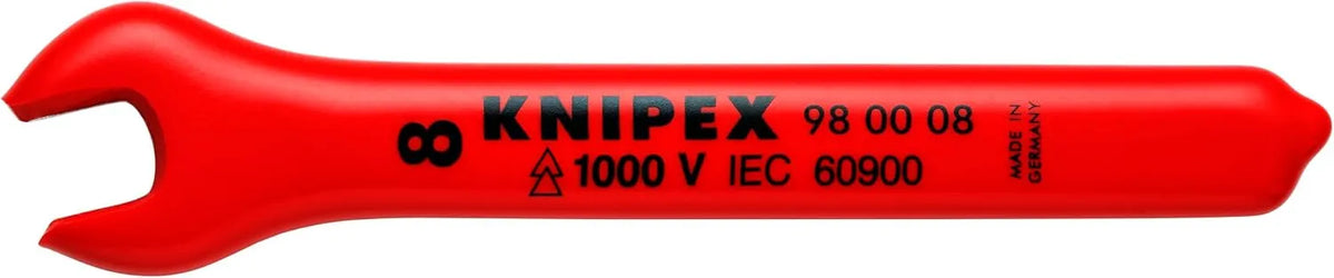 KNIPEX 98 00 08 1,000V Insulated 8 Mm Open End Wrench