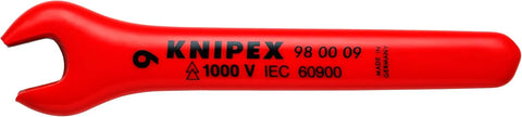 KNIPEX 98 00 09 1,000V Insulated 9 Mm Open End Wrench