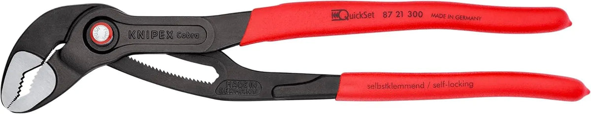 Knipex Tools 87 21 300 12" Cobra QuickSet Water Pump Pliers