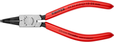 KNIPEX - 44 31 J12 Tools - Circlip Pliers, Internal, 45 Degree Angled, Forged Tip, 15/32"-1" Bore Dia. (4431J12)
