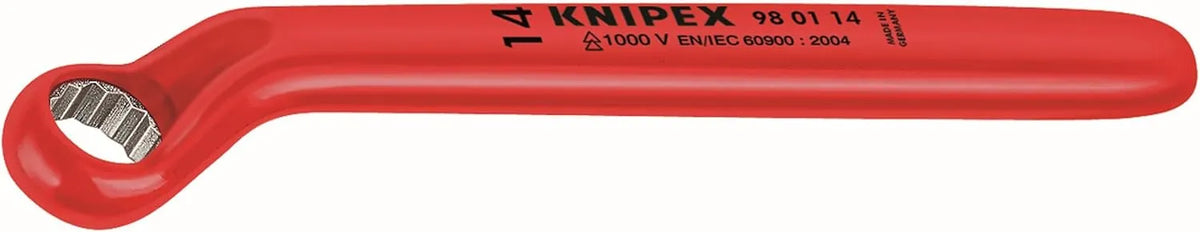 KNIPEX 98 01 17 1,000V Insulated 17 mm Offset Box Wrench