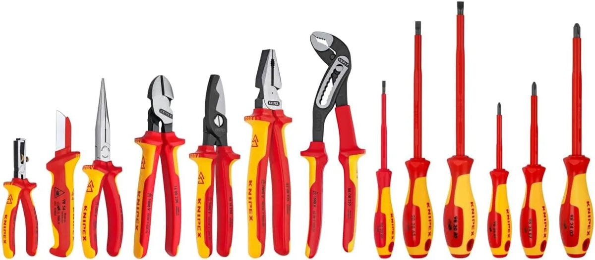 KNIPEX Tools 9K 00 80 03 US 1,000V Electricians Insulated Tool Set In Pouch (13 Piece)