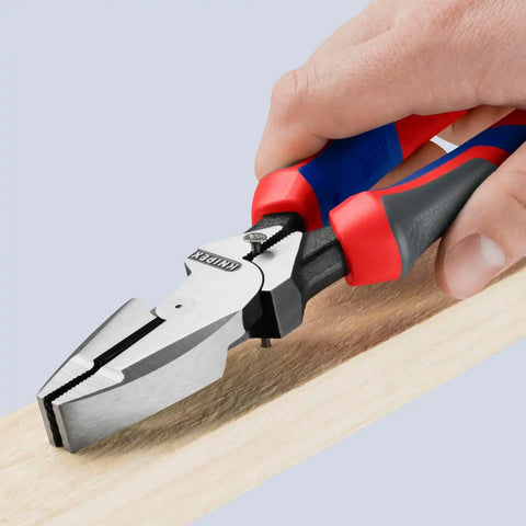 KNIPEX Tools - High Leverage Lineman's, New England Head, Multi-Component (0902240SBA), 9 inches