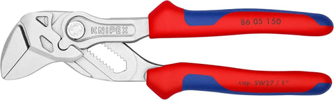 KNIPEX Tools 86 05 150 6-Inch Pliers Wrench Comfort Grip