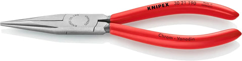 KNIPEX Tools - Long Nose Pliers, Half Round Tips (3021190)