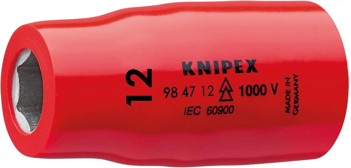KNIPEX 98 47 12 1/2 12 Mm 1,000V Insulated Hex Socket