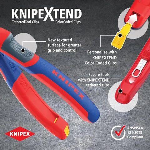 KNIPEX - 95 22 165 Tools - Cable Shears, Spring, Multi-Component (9522165)