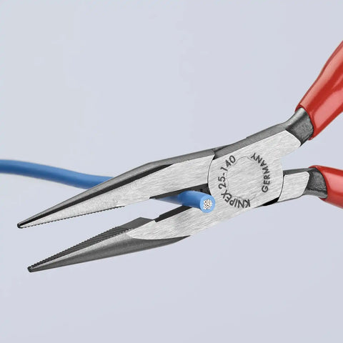 KNIPEX - 25 01 140 Tools - Long Nose Pliers With Cutter (2501140), 5.5