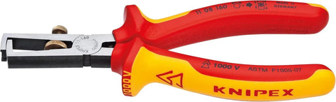 KNIPEX 11 08 160 SBA 1,000V Insulated End-Type Wire Stripper