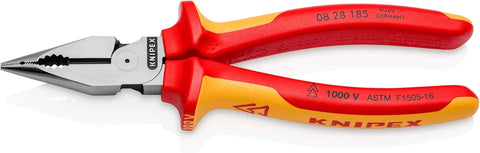 KNIPEX Tools 08 28 185 Needle-Nose Combination Pliers, 7-1/4"