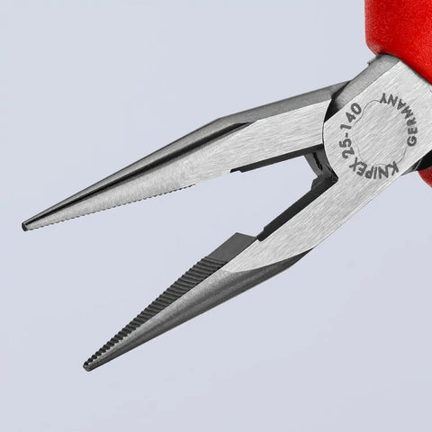 KNIPEX 25 02 140 Long Nose Pliers with Cutter-Comfort Grip