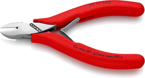 KNIPEX Tools 77 11 115 Electronics Diagonal Cutters, 4.5-Inch