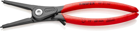 KNIPEX Tools 49 31 A2 Precision Circlip Snap-Ring Pliers with Limiter, External Straight