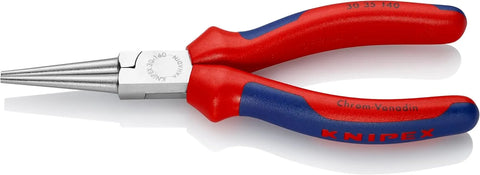 KNIPEX 30 35 140 Round Tips Comfort Grip Long Nose Pliers