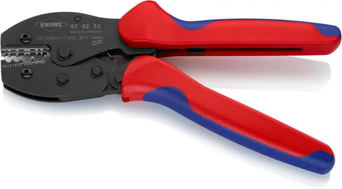 KNIPEX 20-7 AWG Knipex PreciForce Crimping Pliers, Plastic Grips - 975233