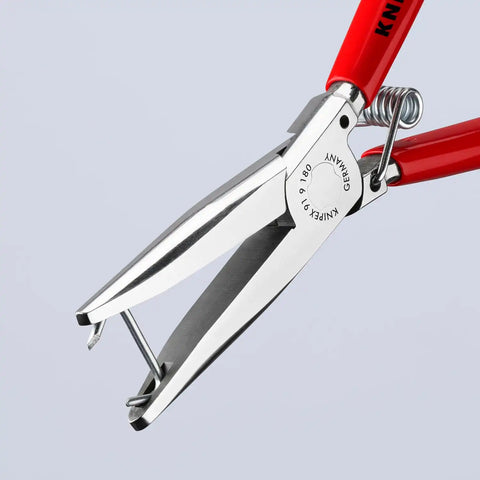 KNIPEX Tools 91 91 180 Upholstery/Hog Ring Pliers, 7"