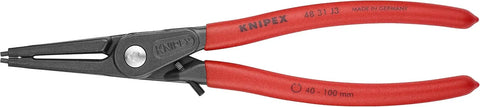 KNIPEX Tools 48 31 J3 Precision Circlip Snap-Ring Pliers with Limiter, Internal Straight