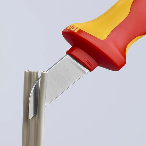 KNIPEX 98 52 1,000V Insulated Cable Knife