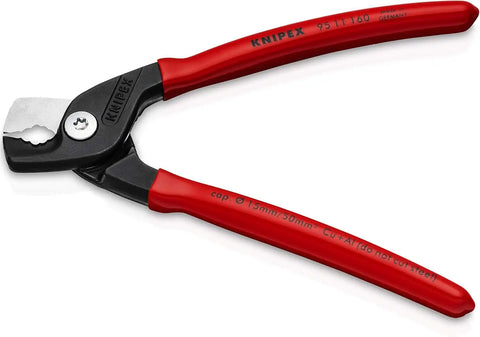 KNIPEX Tools 95 11 160 StepCut Cable Shears, 6.25-Inch