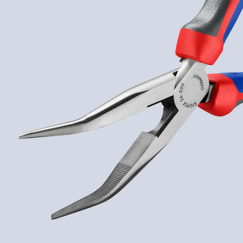 KNIPEX Long Nose 40 Angled Pliers w/Cut