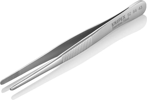 KNIPEX - 92 64 43 Tools - Precision Tweezers, Chrome (926443)