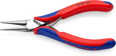 KNIPEX 5-3/4" Electronics Pliers w/Half-Round Jaw, Ergonomic Grip, 3562145