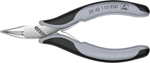 KNIPEX 35 42 115 ESD Angled Half Round Tips Electronics Pliers