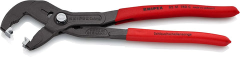 KNIPEX Tools 85 51 180 C, 7.5" Hose Clamp Pliers for Click Clamps